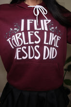Load image into Gallery viewer, I FLIP TABLES UNISEX FLEECE HOODIE