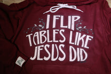 Load image into Gallery viewer, I FLIP TABLES UNISEX FLEECE HOODIE