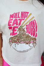 Load image into Gallery viewer, WILL NOT EAT ZE BUGS CROPPED TEE
